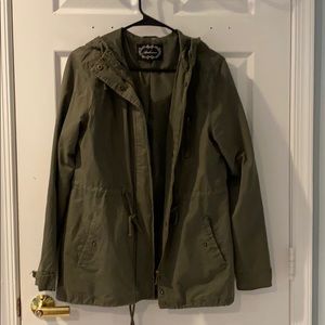 Army green anorak jacket